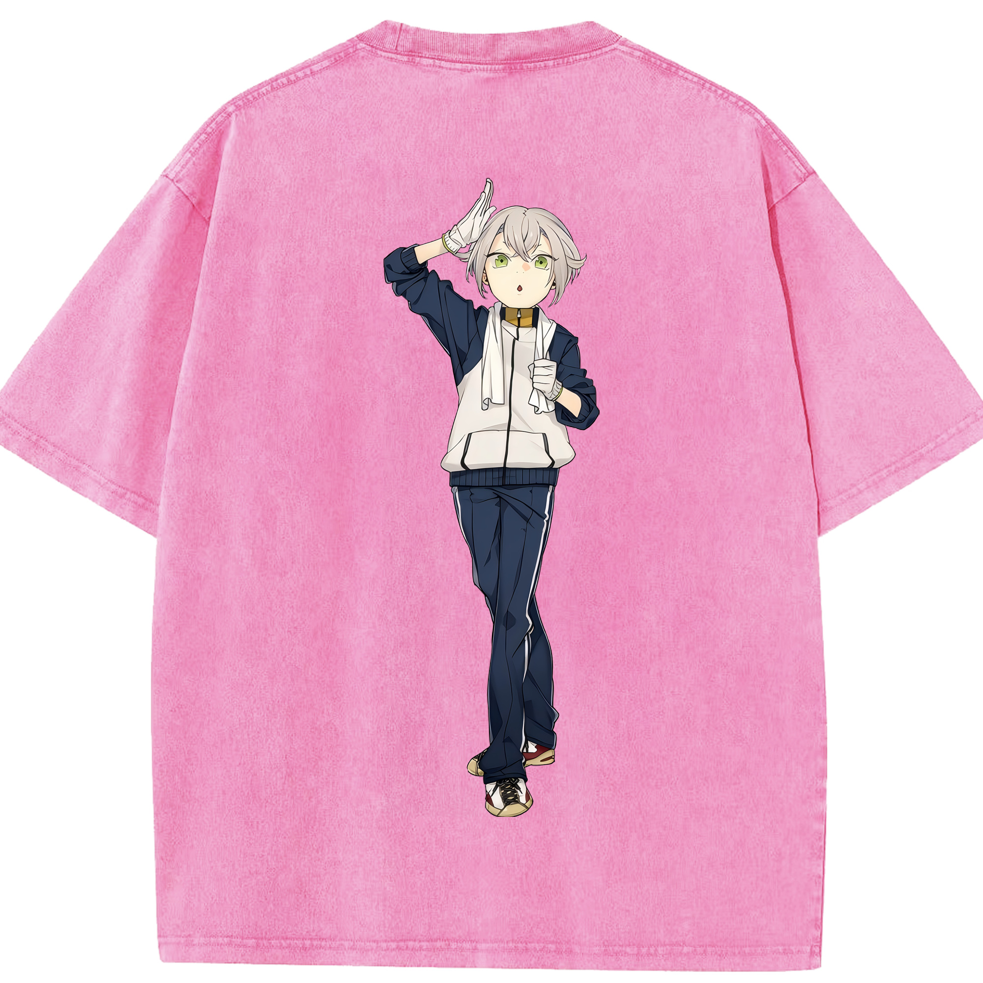 （画像用） 刀剣乱舞 Touken Ranbu 綿100% ヴィンテージ風 半袖Tシャツ（背面プリント）
